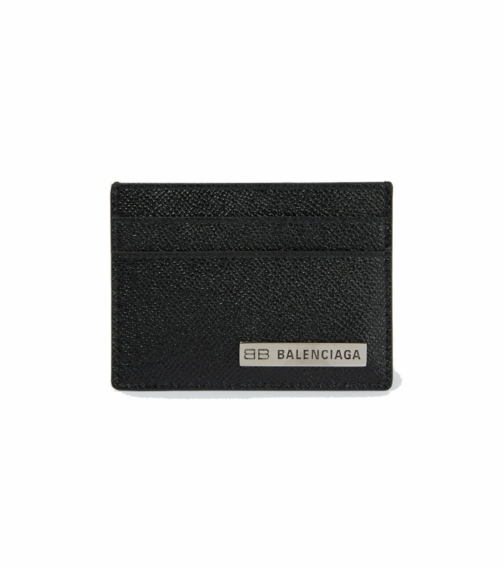 Photo: Balenciaga - Plate leather card holder