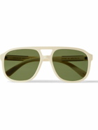 Gucci Eyewear - Aviator-Style Acetate and Gold-Tone Sunglasses