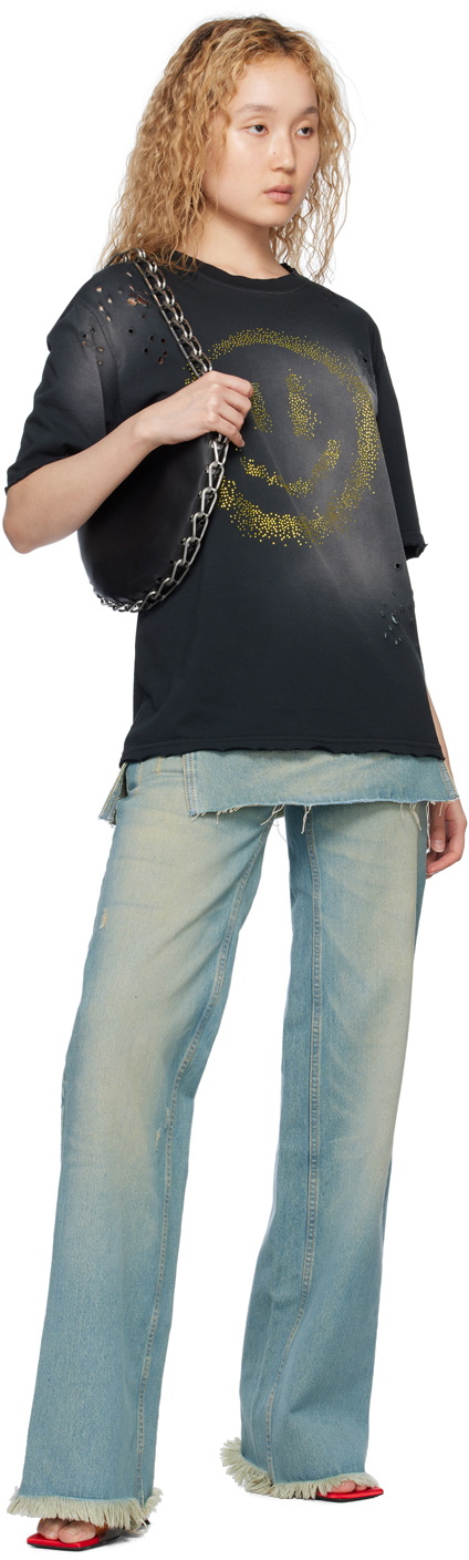 FAL-ASH Gray Distressed T-Shirt