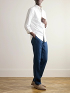 Polo Ralph Lauren - Straight-Leg Hemp-Twill Trousers - Blue
