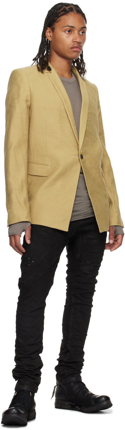 Boris Bidjan Saberi Beige Suit3 Blazer