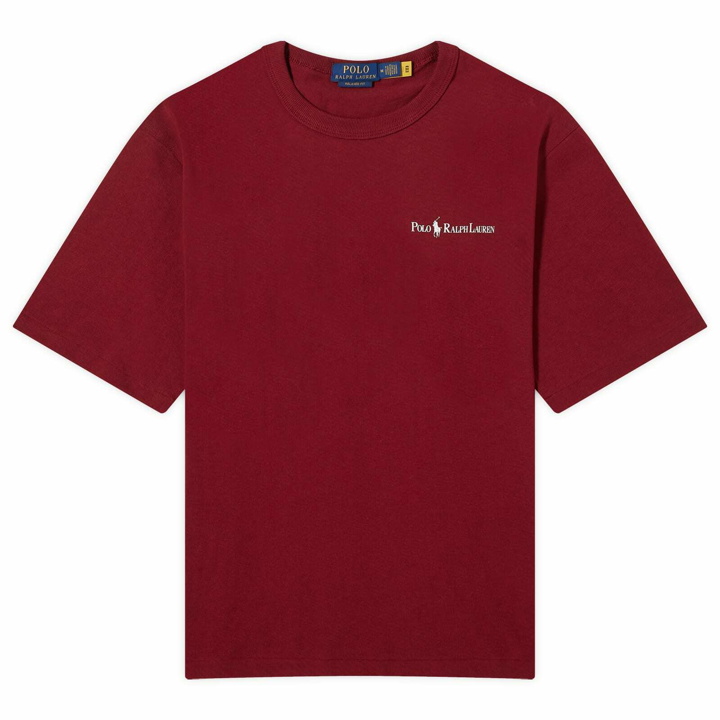 Photo: Polo Ralph Lauren Men's Graphic Logo T-Shirt in Red Carpet