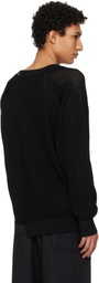 Y-3 Black Logo Knit Sweater
