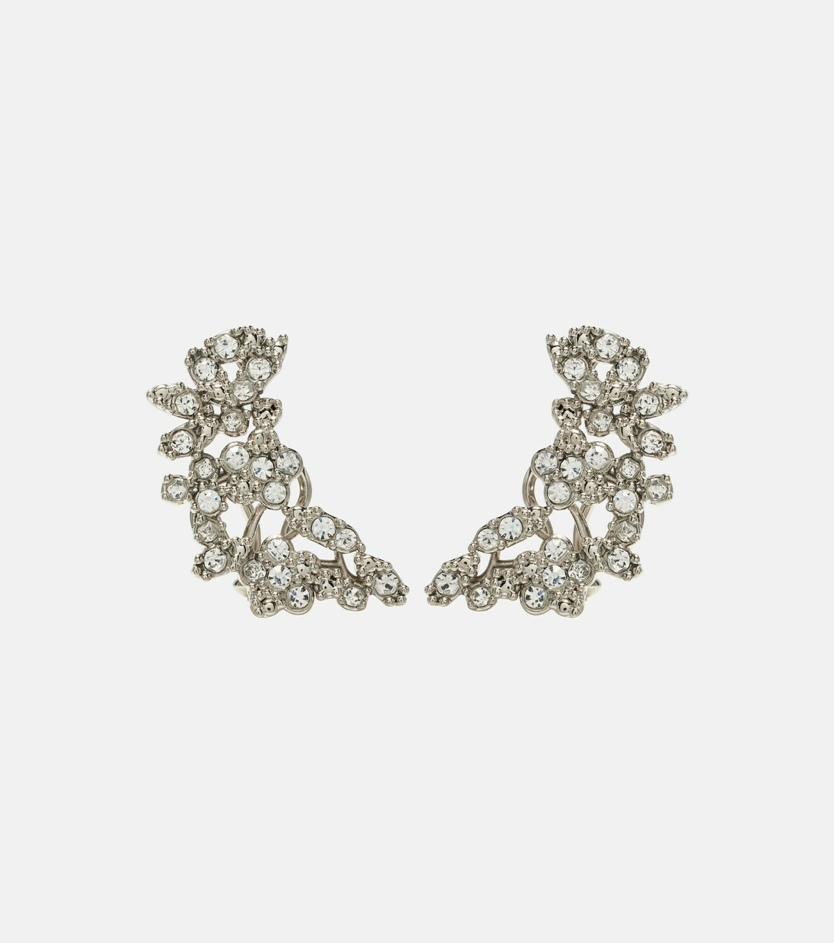 Jil Sander Crystal-embellished ear climbers