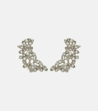Jil Sander Crystal-embellished ear climbers