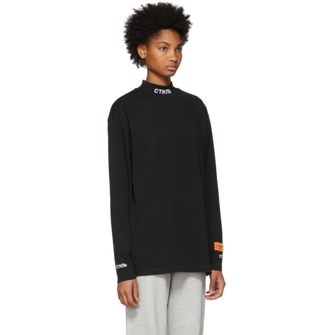 Heron Preston Black Style Turtleneck Heron Preston