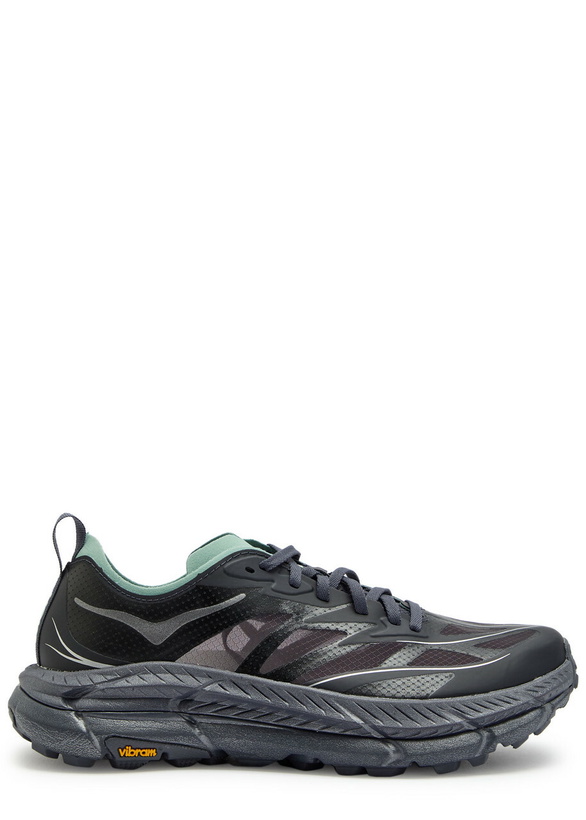 Photo: Hoka U Mafate Speed 4 Lite Mesh Sneakers Black Grey
