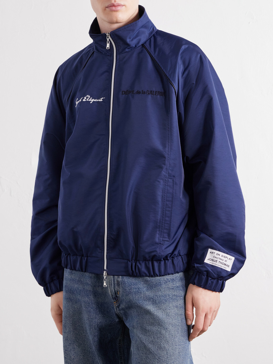Gallery Dept. - Logo-Embroidered Shell Jacket - Blue