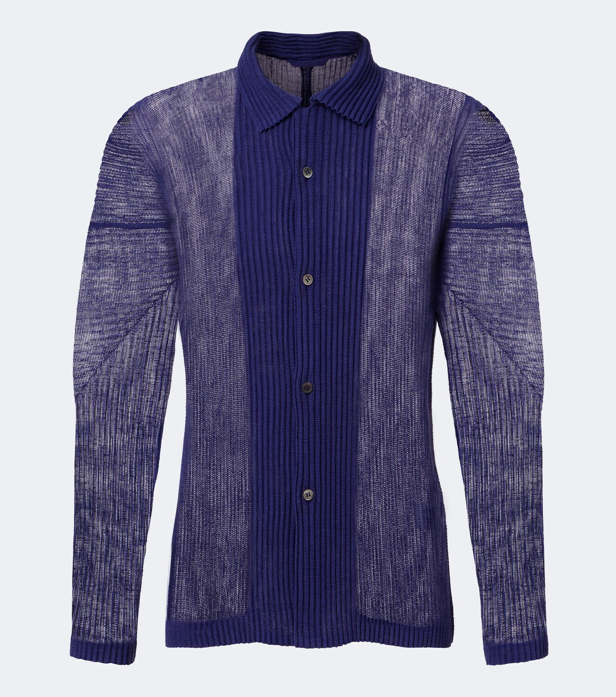 Homme Plissé Issey Miyake Rustic Mesh pleated shirt