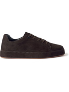 Loro Piana - Nuages Suede Sneakers - Brown