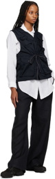 Engineered Garments Navy C-1 Vest