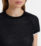Vince Cotton-blend T-shirt