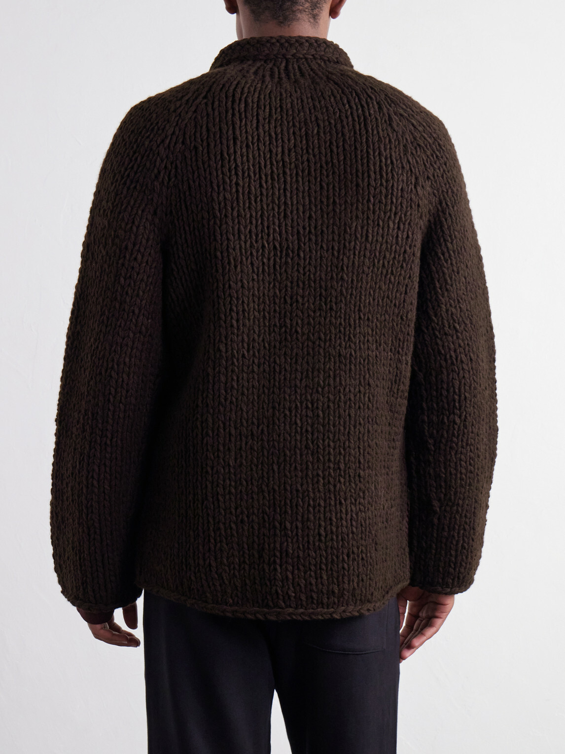 Casey Casey - Camille Virgin Wool Cardigan - Brown