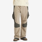 KA_YO_Prototype Men's Parachute Cargo Trousers in Nougat