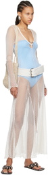 Gimaguas Off-White Rete Maxi Dress