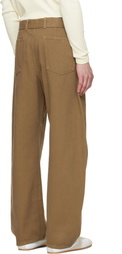 LEMAIRE Beige Twisted Belted Jeans