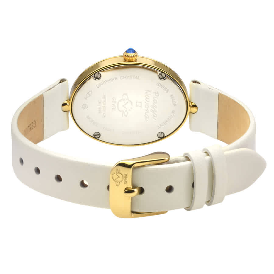 GV2 by Gevril Piazza Navona Quartz White Dial Ladies Watch 14811.2