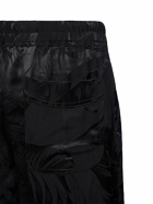 TOM FORD - Pleated Floral Jacquard Viscose Shorts