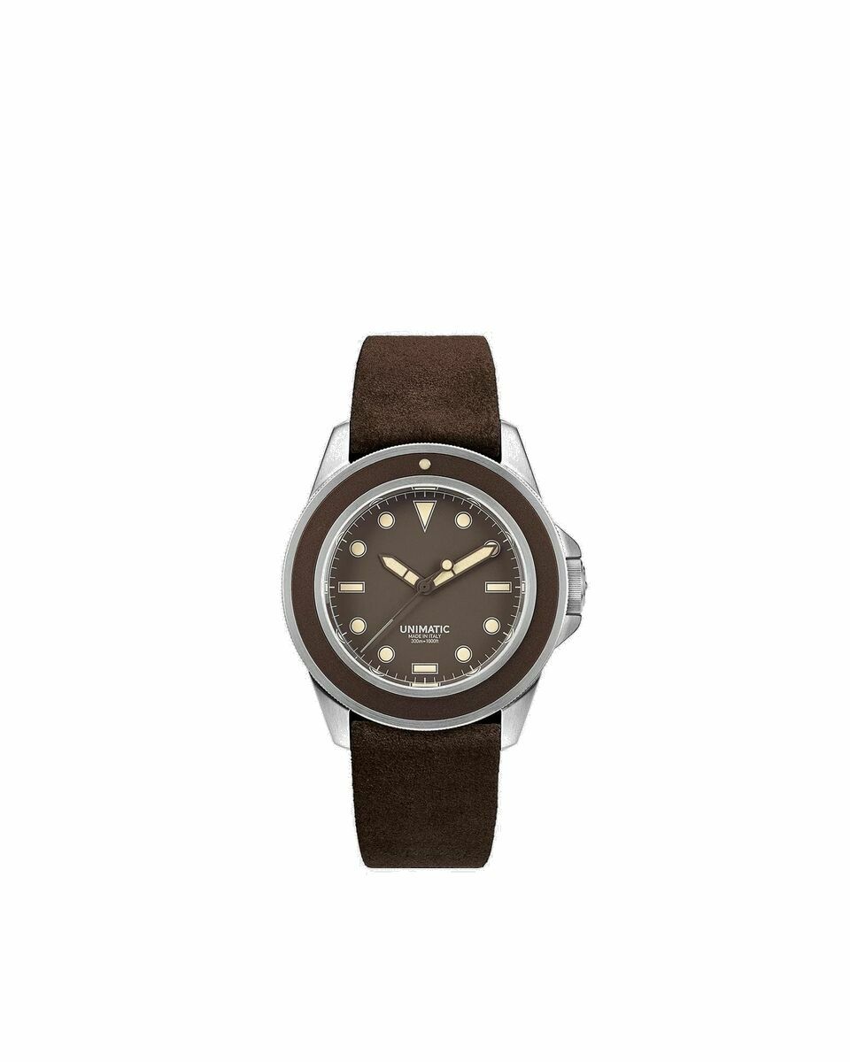 Photo: Unimatic U1 S Mb Brown/Silver - Mens - Watches