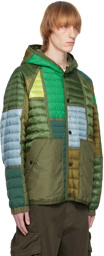 Moncler Grenoble Khaki Raron Short Down Jacket