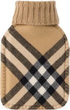 Burberry Beige Giant Check Hot Water Bottle Cover