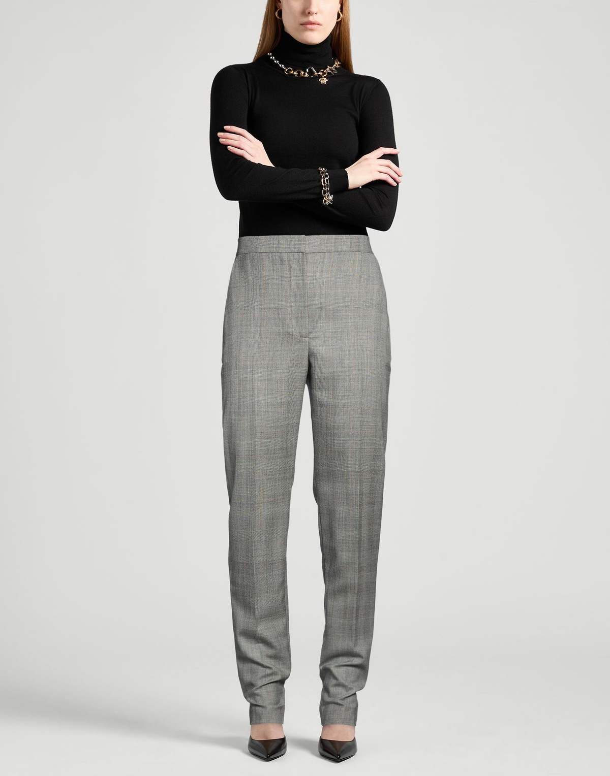 Mcqueen Womens Pants in Grey