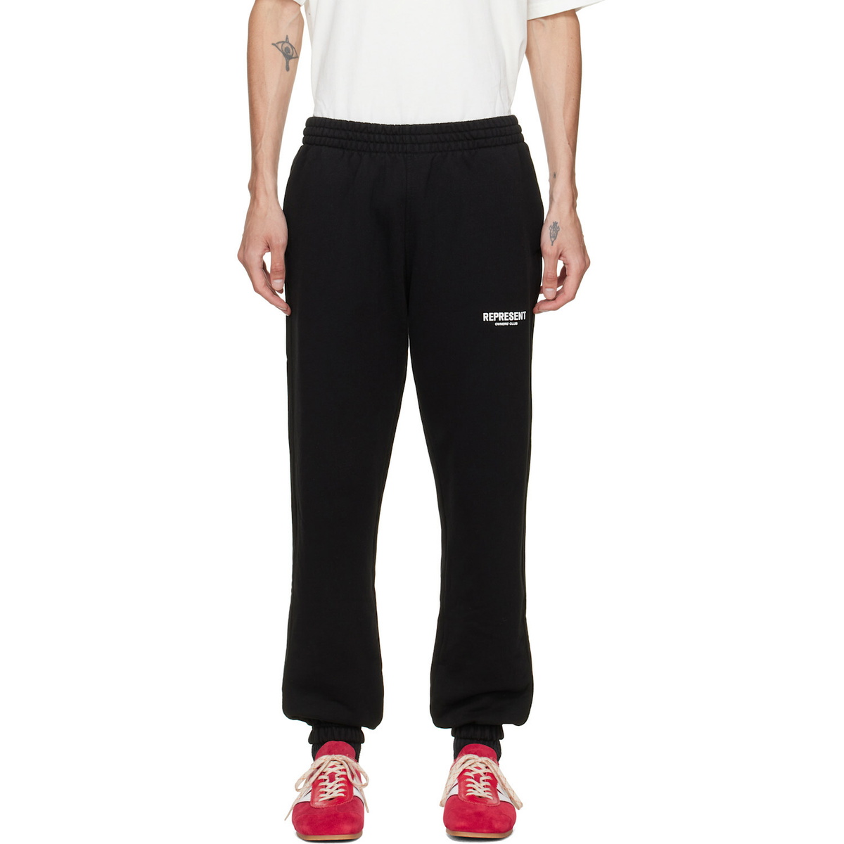 Represent Black Printed 'Owners Club' Sweatpants