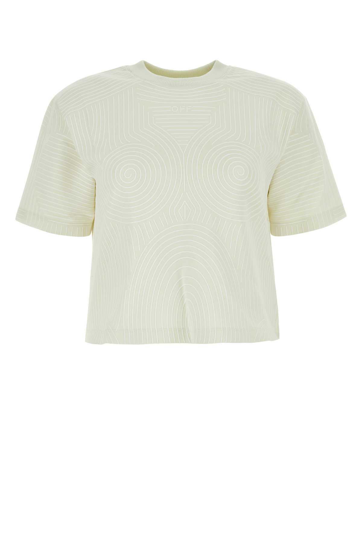 Tシャツ・カットソー Off-White Big Logo Bookish Cropped T-SHIRT Off-White Big Logo Bookish Crop Tee Off-White