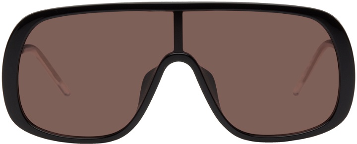 Photo: Kenzo Black Shield Sunglasses