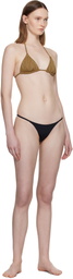 Paloma Wool Brown Sharpie Bikini Top