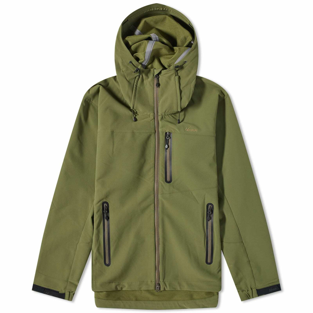 Nanga Men's Soft Shell Stretch Jacket in Khaki Nanga