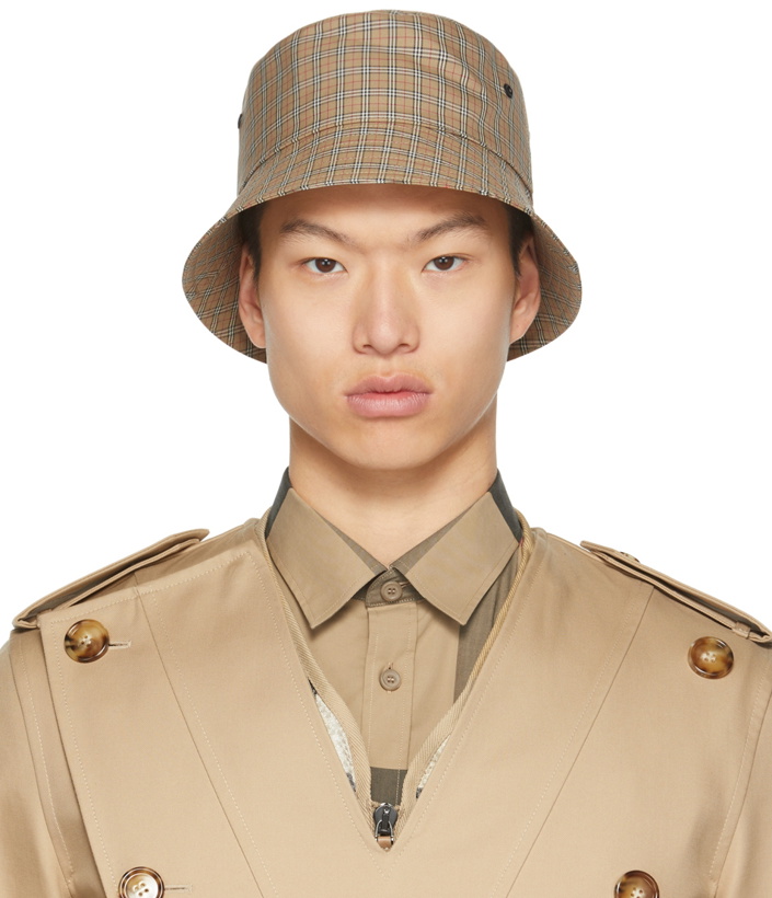 Photo: Burberry Brown Check Bucket Hat