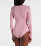 Self-Portrait x Christopher Kane cutout lace-trimmed bodysuit