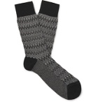 Missoni - Crochet-Knit Cotton-Blend Socks - Black