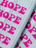 Rostersox - Hope Intarsia Ribbed Cotton Socks