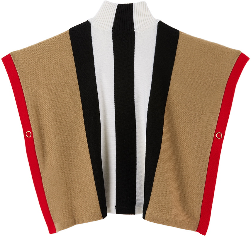 Burberry Baby Beige Striped Cape