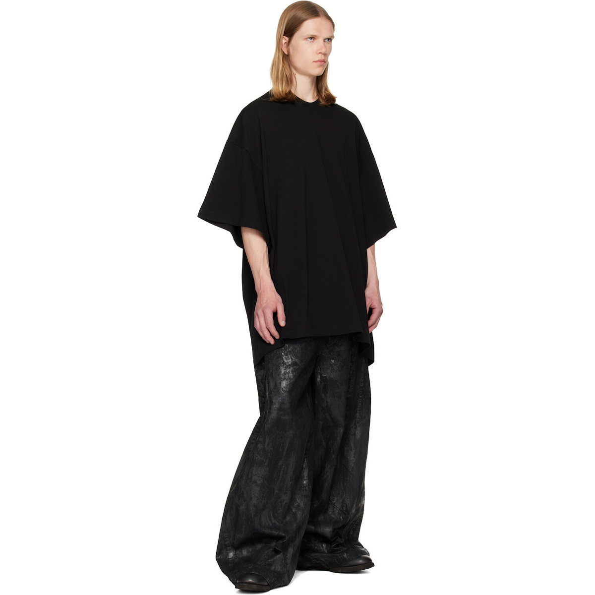 Julius Black Super Big T-shirt Julius
