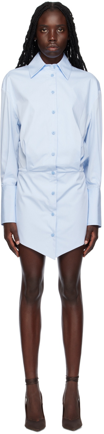 The Attico Blue Silvye Minidress The Attico