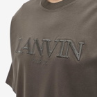 Lanvin Men's Logo T-Shirt in Loden