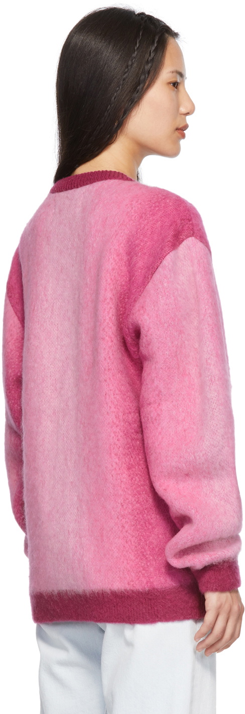 未使用品ですAWAKE NY PINK MOHAIR OMBRE CARDIGAN