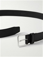 The Frankie Shop - 3cm Toni Full-Grain Leather Belt - Black