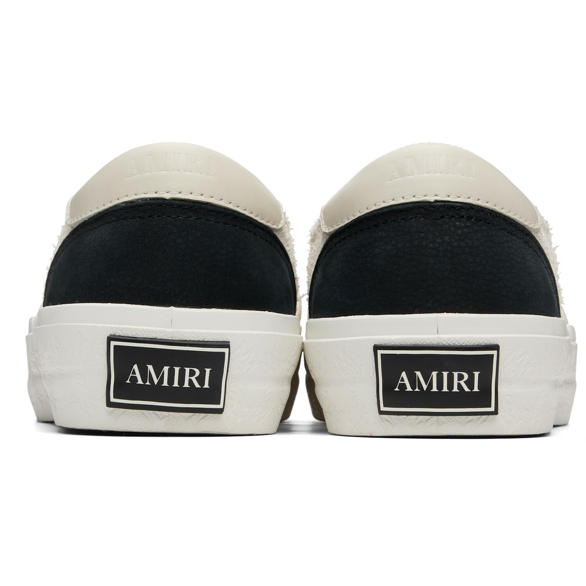 AMIRI Black & Off-White Laguna Sneakers