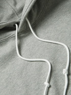 Nike - Logo-Embroidered Cotton-Blend Jersey Hoodie - Gray