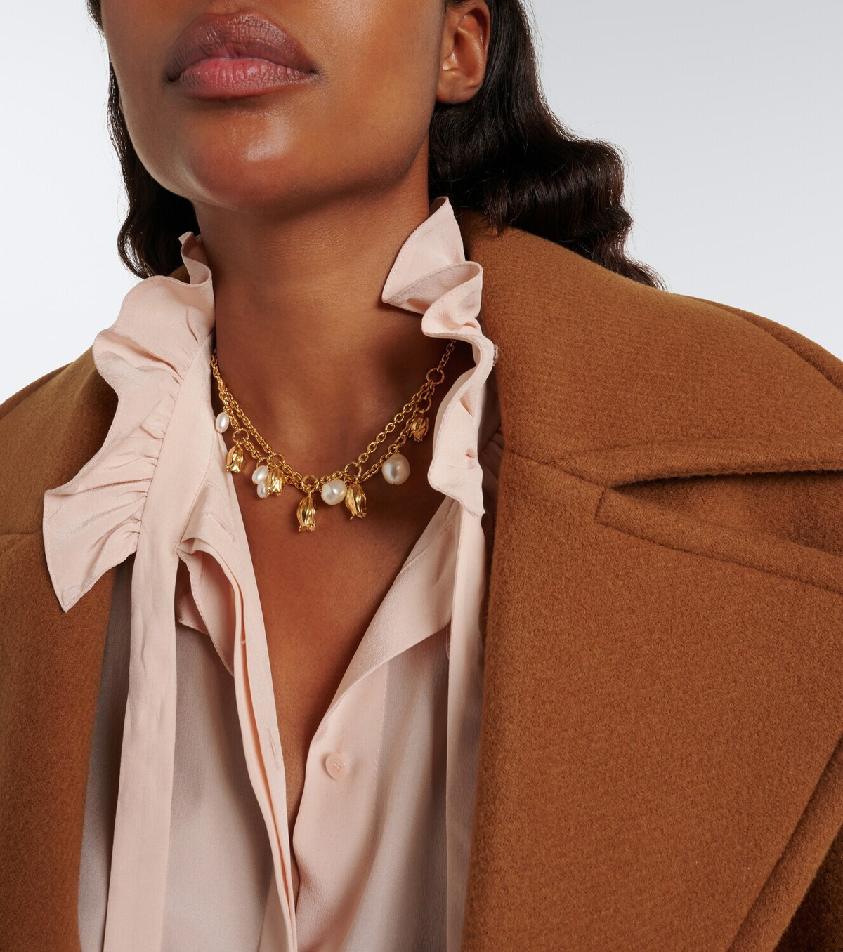 Chloé Chloé Tulip charm necklace
