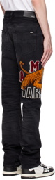 AMIRI Black Tiger Jeans