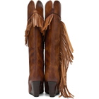 ABRA Brown Rose Tall Boots