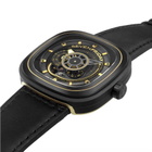 Sevenfriday P2B/02 Automatic Day-Night Black Dial Mens Watch SF-P2B/02
