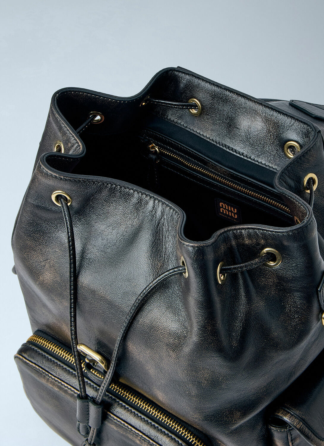 Miu Miu Leather Backpack