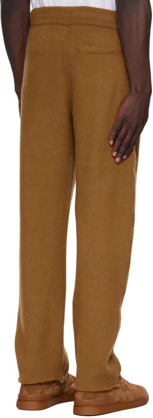 ZEGNA x The Elder Statesman Brown Brushed Trousers