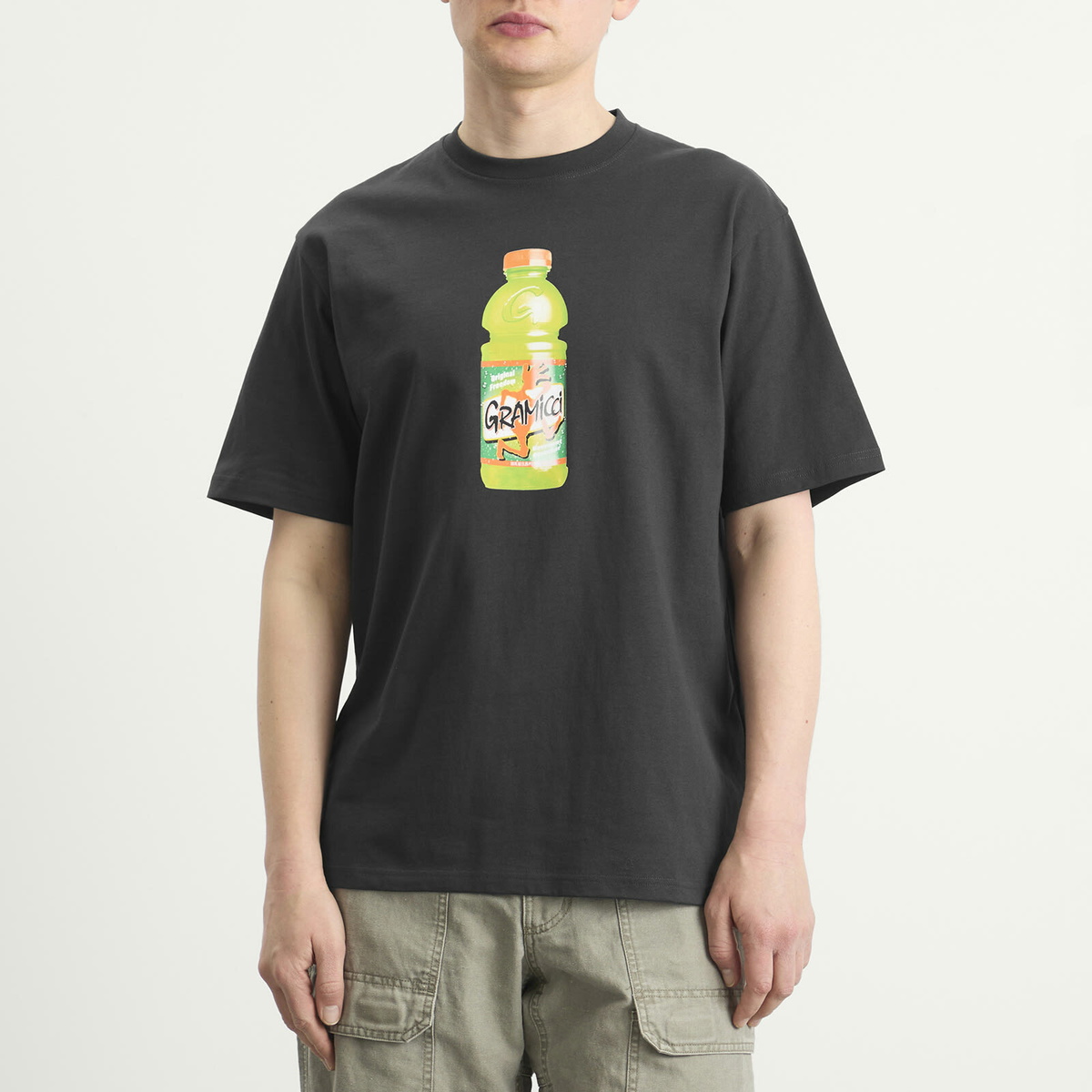 Gramicci Men's Quencher T-Shirt in Vintage Black